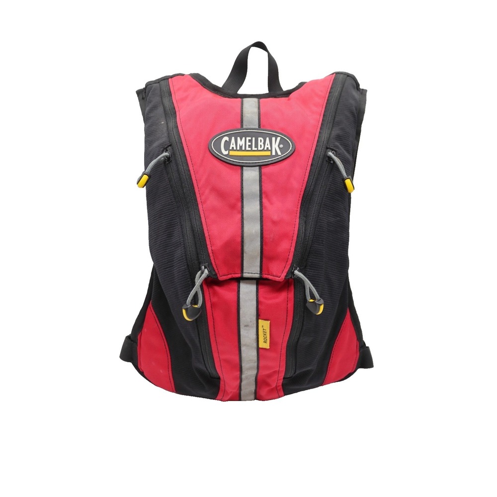 CamelBak Rocket Red Black Hydration Pack Backpack 72oz Omega Reservoir
